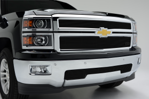 T-Rex Billet - 21120B | T-Rex Billet Series Grille | Horizontal | Aluminum | Black | 2 Pc | Overlay - Image 2