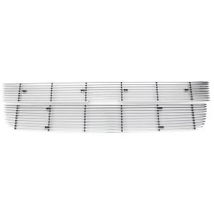 21126 | T-Rex Billet Series Grille | Horizontal | Aluminum | Polished | 2 Pc | Overlay
