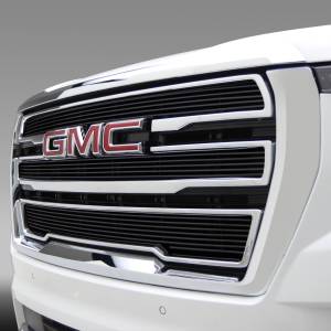 T-Rex Billet - 21173B | T-Rex Billet Series Grille | Horizontal | Aluminum | Black | 3 Pc | Overlay - Image 4