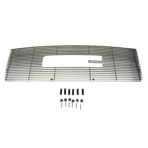 21205 | T-Rex Billet Series Grille | Horizontal | Aluminum | Polished | 1 Pc | Overlay | Bolt On | w/Logo Opening