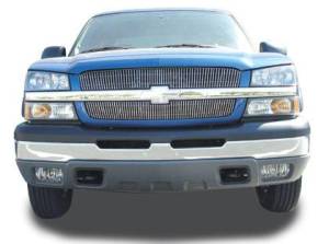 31100 | T-Rex Billet Series Grille | Vertical | Aluminum | Polished | 2 Pc | Overlay | [Available While Supplies Last]