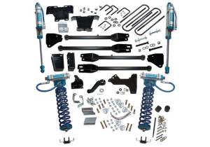 K237KG | Superlift 6 inch 4 Link Suspension Lift Kit with King Coilovers & Shocks (2011-2016 F250, F350 Super Duty 4WD | Diesel)