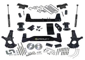 SuperLift - K160 | Superlift 6.5in Suspension Lift Kit with Shadow Shocks (2014-2016 Silverado, Sierra 1500 4WD | OE Cast Steel Control Arms) - Image 2