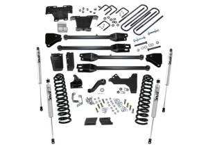 SuperLift - K237F | Superlift 6 inch 4 Link Suspension Lift Kit with Fox 2.0 Shocks (2011-2016 F250, F350 Super Duty 4WD | Diesel) - Image 2