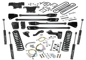 K234 | Superlift 6 Inch 4 Link Suspension Lift Kit with Shadow Shocks (2008-2010 F250, F350 Super Duty 4WD | Diesel)