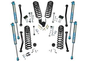 K184KG | Superlift 4 Inch Dual Rate Coil Spring Suspension Lift Kit With King 2.0 Shocks (2018-2023 Wrangler JL Unlimited 4WD)