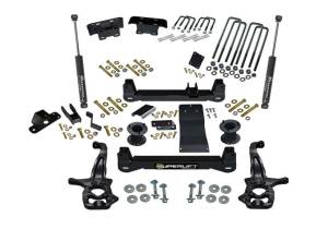 K182 | Superlift 6 Inch Suspension Lift Kit With Shadow Shocks (2019-2023 Silverado, Sierra 1500 4WD | Excludes AT4, Trailboss)