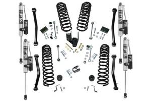 K184FX | Superlift 4 Inch Dual Rate Coil Spring Suspension Lift Kit With Fox Resi Shocks (2018-2023 Wrangler JL Unlimited 4WD)