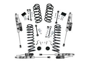 K185FX | Superlift 2.5 Inch Dual Rate Coil Spring Suspension Lift Kit With Fox 2.0 Reservoir Shocks (2018-2023 Wrangler JL 4WD)