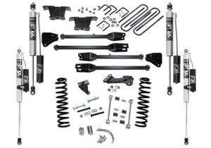 K233FX | Superlift 4 inch 4 Link Suspension Lift Kit with Fox Resi Shocks (2008-2010 F250, F350 Super Duty 4WD | Diesel)