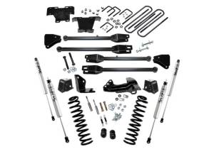 K230F | Superlift 4 inch Suspension Lift Kit with Fox 2.0 Shocks (2005-2007 F250, F350 4WD | Diesel)