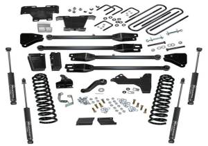 K237 | Superlift 6 inch 4 Link Suspension Lift Kit with Shadow Shocks (2011-2016 F250, F350 Super Duty 4WD | Diesel)