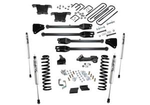 SuperLift - K236F | Superlift 4 inch 4 Link Suspension Lift Kit with Fox 2.0 Shocks (2011-2016 F250, F350 Super Duty 4WD | Diesel) - Image 1