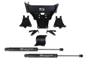 92741 | Superlift Dual Steering Stabilizer Kit-w/ Superlift Shadow Shocks (2005-2022 F250/350 4WD | No Lift Required)