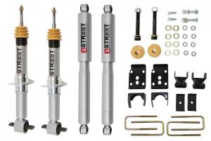 1000SP | 1 to 3 Inch Front / 5.5 Inch Rear Lowering Kit Complete Lowering Kit with Street Performance Shocks (2015-2020 F150 2WD)