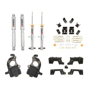 1008SP | 1 to 5 Inch Front / 6 Inch Rear Complete Lowering Kit with Street Performance Shocks (2015-2020 F150 2WD)