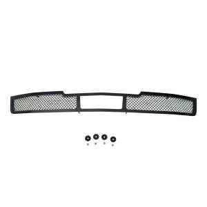 52189 | T-Rex Upper Class Series Mesh Bumper Grille | Small Mesh | Stainless Steel | Black | 1 Pc | Replacement