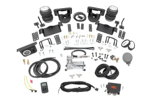 Rough Country - 10017WC | Rough Country 0-6" Lift Air Spring Kit With Compressor & Wireless Remote For Ford F-150 4WD | 2015-2020 - Image 1