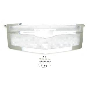 56191 | T-Rex Upper Class Series Mesh Grille | Small Mesh | Stainless Steel | Chrome w/Chrome Center Trim Piece | 1 Pc | Replacement