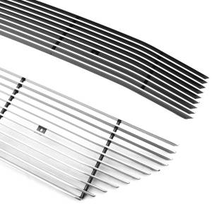 T-Rex Billet - 6211270 | T-Rex Laser Billet Series Grille | Horizontal | Aluminum | Polished | 2 Pc | Overlay - Image 2