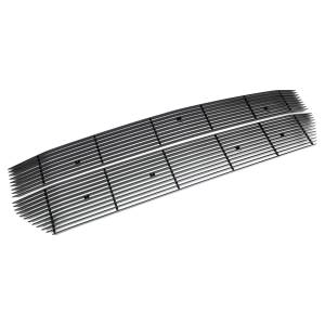 6211271 | T-Rex Laser Billet Series Grille | Horizontal | Aluminum | Black | 2 Pc | Overlay