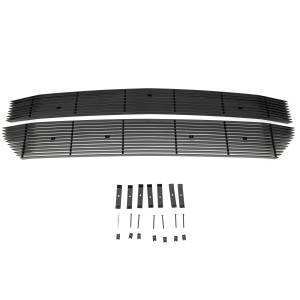 T-Rex Billet - 6211271 | T-Rex Laser Billet Series Grille | Horizontal | Aluminum | Black | 2 Pc | Overlay - Image 4