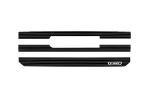 T-Rex Billet - 6212131 | T-Rex Laser Billet Series Grille | Horizontal | Aluminum | Black | 3 Pc | Overlay - Image 2