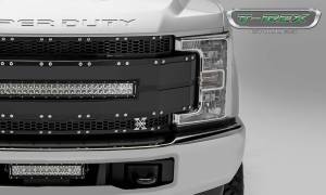 T-Rex Billet - 6315481 | T-Rex Torch Al Series LED Grille | Laser Cut Pattern | Aluminum | Black | Chrome Studs | 1 Pc | Replacement - Image 3