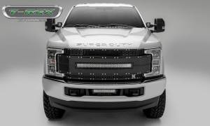 T-Rex Billet - 6315481 | T-Rex Torch Al Series LED Grille | Laser Cut Pattern | Aluminum | Black | Chrome Studs | 1 Pc | Replacement - Image 5