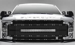 T-Rex Billet - 6315491 | T-Rex Torch Al Series LED Grille | Laser Cut Pattern | Aluminum | Black | Chrome Studs | 1 Pc | Replacement - Image 4