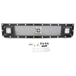 6319321 | T-Rex Torch Series LED Light Grille | Small Mesh | Mild Steel | Black | Chrome Studs | 1 Pc | Insert