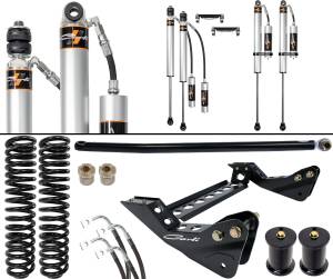 CS-F45-BC-CS-05 | Carli Suspension Carli Spec 2.0" Remote Reservoir Shocks 4.5" Lift Backcountry System For Ford F-250/F-350 4WD | 2005-2007 | Diesel