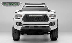 T-Rex Billet - 7319411-BR | T-Rex Stealth Laser Torch Series Grille | Laser Cut Pattern | Mild Steel | Black | Black Studs | 1 Pc | Insert - Image 9