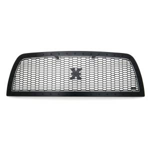 T-Rex Billet - 7714521-BR | T-Rex Stealth Laser X Series Grille | Laser Cut Pattern | Mild Steel | Black | Black Studs | 1 Pc | Replacement - Image 2