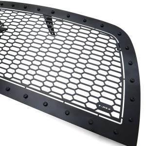 T-Rex Billet - 7714521-BR | T-Rex Stealth Laser X Series Grille | Laser Cut Pattern | Mild Steel | Black | Black Studs | 1 Pc | Replacement - Image 3