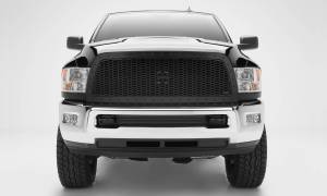 T-Rex Billet - 7714521-BR | T-Rex Stealth Laser X Series Grille | Laser Cut Pattern | Mild Steel | Black | Black Studs | 1 Pc | Replacement - Image 5