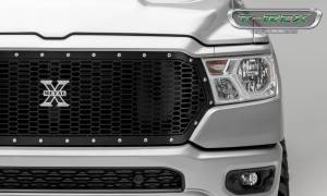 T-Rex Billet - 7714651 | T-Rex Laser X Series Grille | Laser Cut Pattern | Mild Steel | Black | Chrome Studs | 1 Pc | Replacement - Image 5