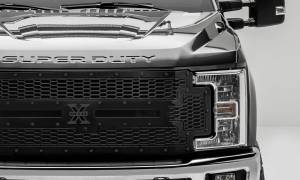 T-Rex Billet - 7715371-BR | T-Rex Stealth Laser X Series Grille | Laser Cut Pattern | Mild Steel | Black | Black Studs | 1 Pc | Replacement - Image 4