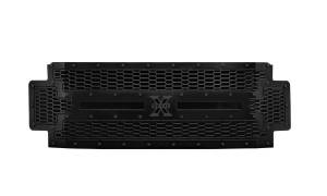 7715471-BR | T-Rex Stealth Laser X Series Grille | Laser Cut Pattern | Mild Steel | Black | Black Studs | 1 Pc | Replacement