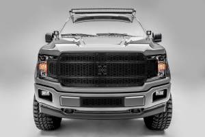 T-Rex Billet - 7715841-BR | T-Rex Stealth Laser X-Metal Series Grille | Laser Cut Pattern | Mild Steel | Black | Black Studs | 1 Pc | Replacement - Image 4