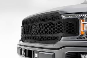 T-Rex Billet - 7715841-BR | T-Rex Stealth Laser X-Metal Series Grille | Laser Cut Pattern | Mild Steel | Black | Black Studs | 1 Pc | Replacement - Image 7