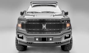 7715891 | T-Rex Laser X-Metal Series Grille | Laser Cut Pattern | Mild Steel | Black | Chrome Studs | 1 Pc | Replacement