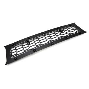 T-Rex Billet - 7725891-BR | T-Rex Stealth Laser X-Metal Series Bumper Grille | Laser Cut Pattern | Mild Steel | Black | Black Studs | 1 Pc | Overlay - Image 2