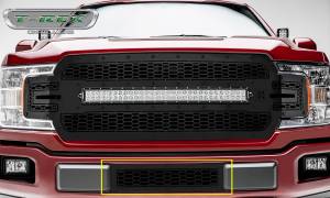 T-Rex Billet - 7725891-BR | T-Rex Stealth Laser X-Metal Series Bumper Grille | Laser Cut Pattern | Mild Steel | Black | Black Studs | 1 Pc | Overlay - Image 5