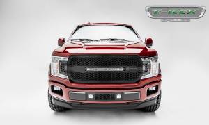 T-Rex Billet - Z315711 | T-Rex ZROADZ Series LED Light Grille | Laser Cut Pattern | Mild Steel | Black | 1 Pc | Replacement | Incl. 20 in. LED - Image 10