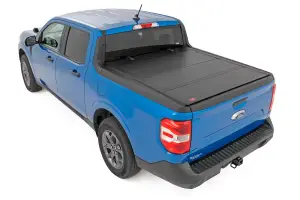 Rough Country - 49254500 | Rough Country Hard Tri Fold Flip Up Bed Cover For Ford Maverick | 2022-2023 | 4'6" Bed - Image 3