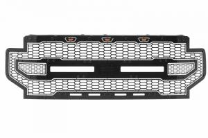 7715571-BR | T-Rex Laser X Series Grille | Mild Steel | Black | Black Studs | 1 Pc | Insert