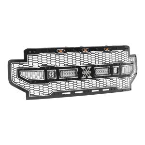 T-Rex Billet - 7315571-BR | T-Rex Laser Torch Series Grille | Mild Steel | Black | Black Studs | 1 Pc | Insert - Image 2