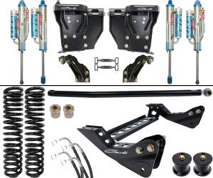 CS-F45-UC30-05 | Carli Suspension Carli Tuned King 3.0" 2 Tube Shocks 4.5" Lift Unchained System For Ford F-250/F-350 4WD | 2005-2007 | Diesel