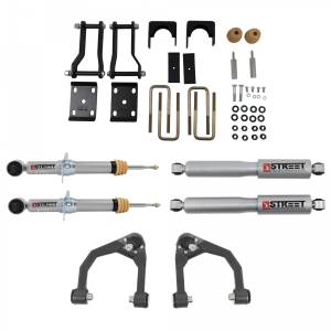 1042SP | Belltech 0 to 2.75 Inch Front / 6 Inch Rear Complete Lowering Kit with Street Performance Shocks (2019-2023 Ranger 2WD)